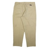 DICKIES Mens Trousers Beige Relaxed Tapered W36 L29