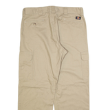 DICKIES Cargo Mens Trousers Beige Relaxed Straight W38 L32