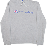 CHAMPION Mens Grey Hoodie M