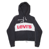 LEVI'S Cropped Womens Black Hoodie S