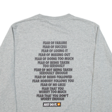 NIKE Mens Sweatshirt Grey S