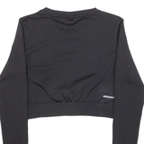 ADIDAS Cropped Womens Sweatshirt Black S