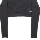 ADIDAS Cropped Womens Sweatshirt Black S