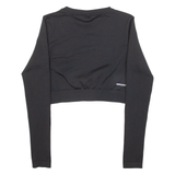 ADIDAS Cropped Womens Sweatshirt Black S