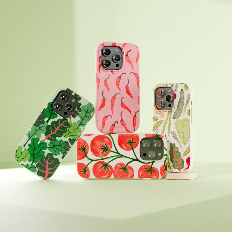 Seashell Veggie Patch iPhone 15 Plus Case