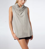 Lâcher Prise - Echapé Grey Sleeveless Top