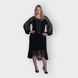 Aphrodite Black Holiday Resort Midi Dress