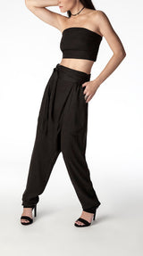 Lâcher Prise - Zenith Black Harem Pants