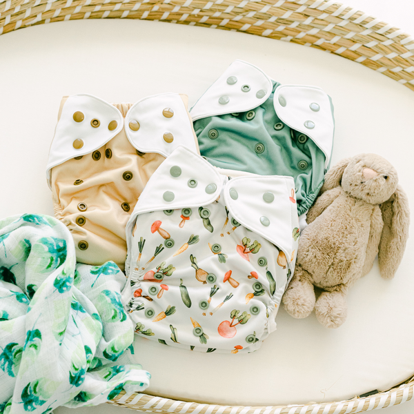 Cloth Diapers - Nature Collection - Set of 3 | Cloth Diapers | Just Peachy