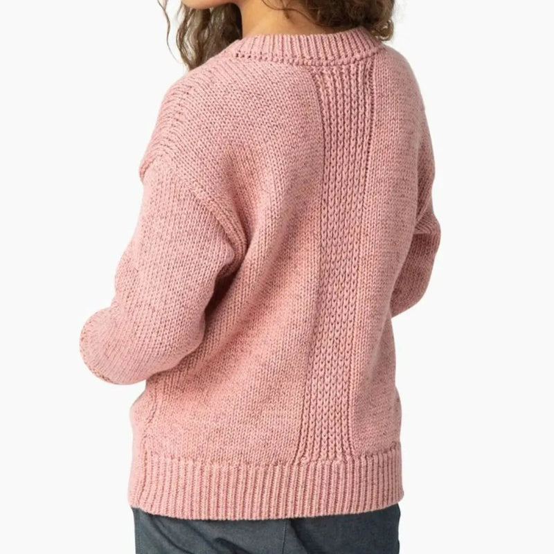 Chunky Marled Cotton Sweater