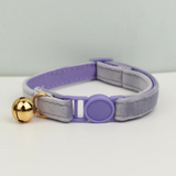 Anypet Large Light Purple Cat Collar with Safety Buckle, Bell & Durable Adjustable Strap – Stylish Comfortable Pet Accessory for Cats