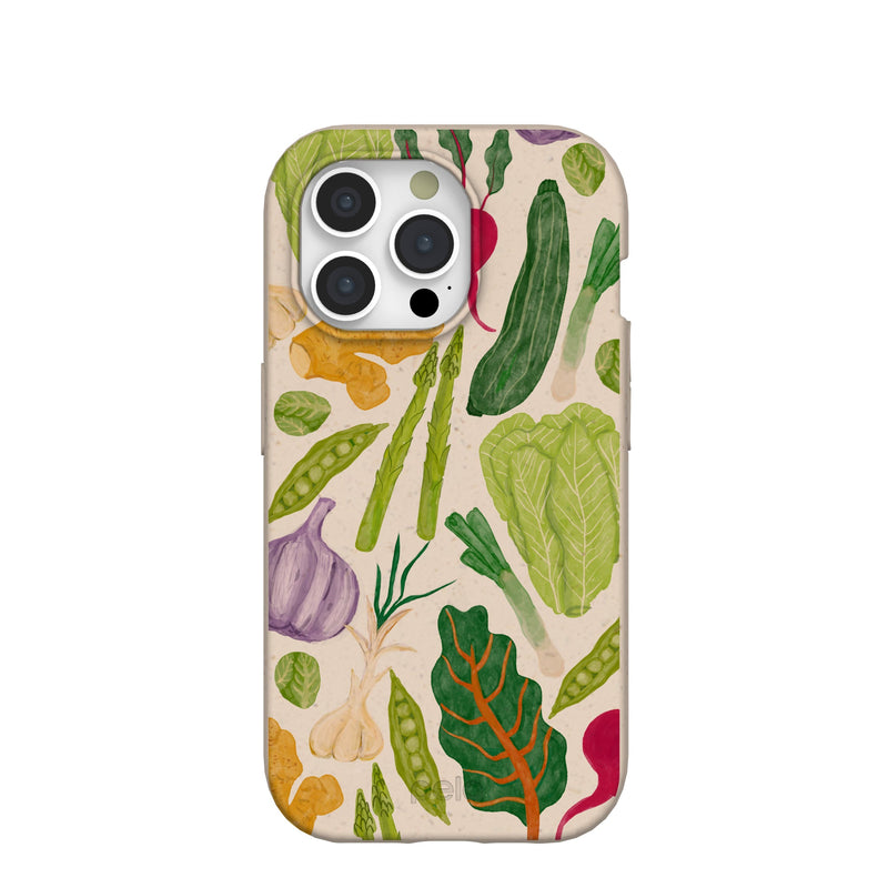 Seashell Veggie Patch iPhone 15 Pro Case