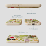 Seashell Veggie Patch iPhone 16 Case