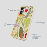 Seashell Veggie Patch iPhone 16 Case