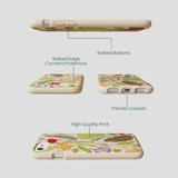 Seashell Veggie Patch iPhone 6/6s/7/8/SE Case