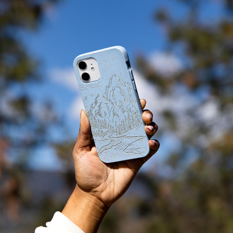 Powder Blue Rockies iPhone 15 Pro Case