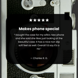 Black Vintage Camera iPhone 14 Case