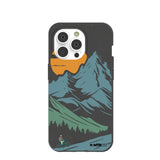 Black Vintage Peaks MTBCO iPhone 14 Pro Case