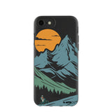 Black Vintage Peaks MTBCO iPhone 6/6s/7/8/SE Case