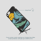 Black Vintage Peaks MTBCO iPhone 6/6s/7/8/SE Case