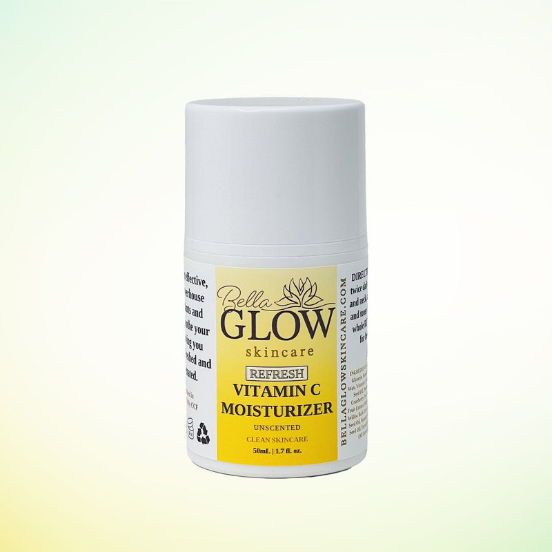 REFRESH Vitamin C Facial Moisturizer made with 5 plant extracts, Vit. E + A | NEW LARGER SIZE!