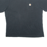 CARHARTT Mens T-Shirt Black 2XL