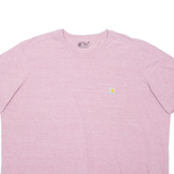 CARHARTT Loose Fit Womens T-Shirt Pink 3XL