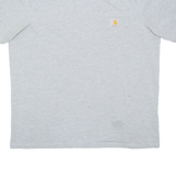 CARHARTT Mens T-Shirt Grey L