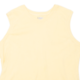 CARHARTT Womens T-Shirt Yellow Sleeveless XL