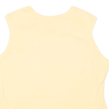 CARHARTT Womens T-Shirt Yellow Sleeveless XL