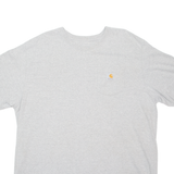CARHARTT Mens T-Shirt Grey 2XL