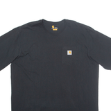 CARHARTT Mens T-Shirt Black 2XL
