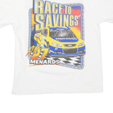 ANVIL Race To Savings Mens T-Shirt White USA L