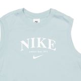 NIKE Womens Vest Blue Sleeveless L