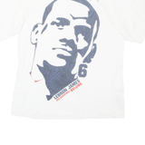 NIKE Lebron James Mens T-Shirt White USA L