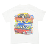 GILDAN Cruisin For A Cure Mens T-Shirt White M