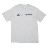 CHAMPION Mens T-Shirt Grey L