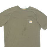 CARHARTT Mens T-Shirt Green L