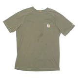 CARHARTT Mens T-Shirt Green L