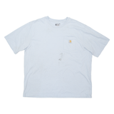 CARHARTT Mens T-Shirt Blue 2XL