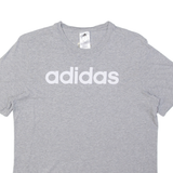 ADIDAS Mens T-Shirt Grey M