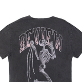 REVIEW Skeleton Womens T-Shirt Grey L