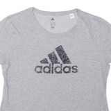 ADIDAS Girls T-Shirt Grey M