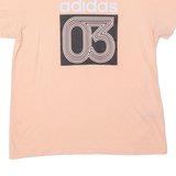 ADIDAS Womens T-Shirt Pink S