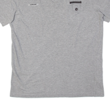 G-STAR RAW Womens T-Shirt Grey V-Neck L