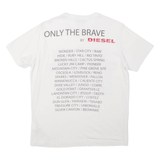 DIESEL Mens T-Shirt White S