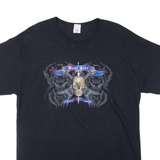 GILDAN Metal Scar Mens Band T-Shirt Black L