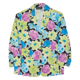 SUPERIOR Womens Blazer Jacket Green Floral M