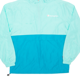 CHAMPION Mens Anorak Jacket Blue Hooded S