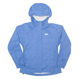 HELLY HANSEN Lightweight Womens Jacket Blue Hooded XS